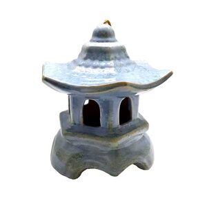 Blue Ceramic Garden Pagoda  | LIMITED TIME OFFER